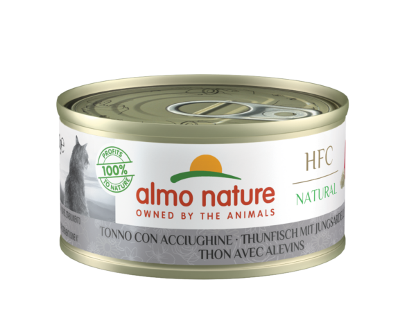 Almo Nature HFC Cat Thunfisch-Jungsardi.70gD