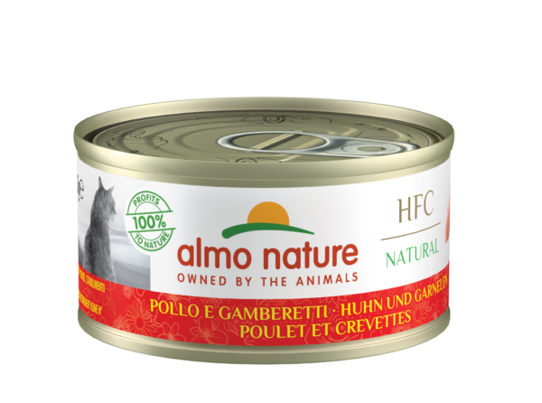 Almo Nature HFC Cat Huhn-Garnele 70gD