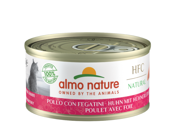 Almo Nature HFC Cat Huhn+Leber 70gD