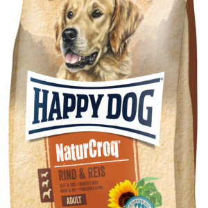 HappyDog NaturCroq Rind Reis 1kg