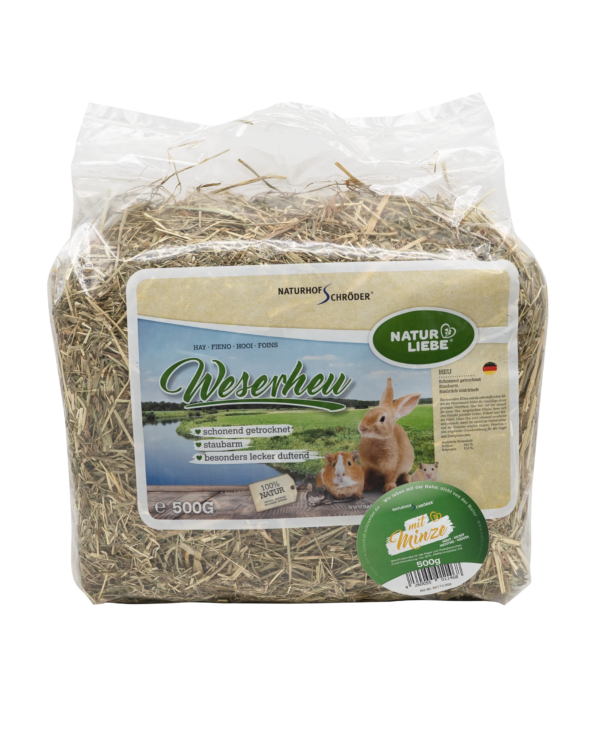 Weserheu Minze locker gestopft 500g