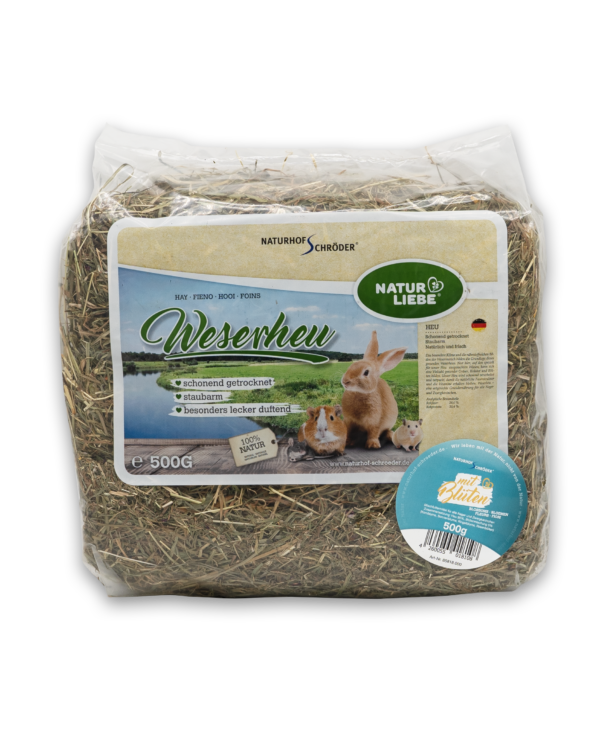 Weserheu Blüten locker gestopft 500g