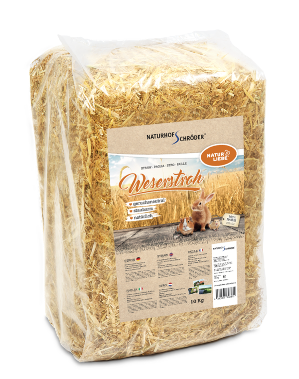 Weserstroh gepresst im 10kg